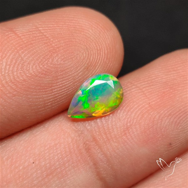 AAA Faceted Ethiopian Welo Opal