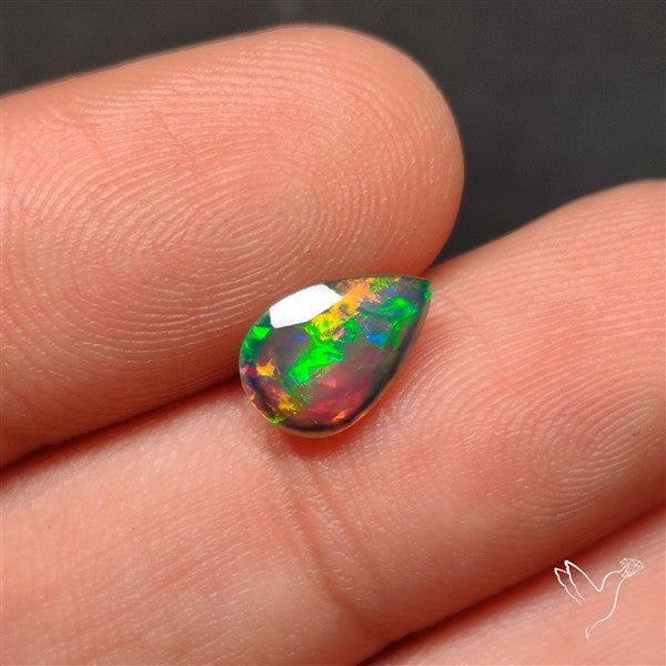 AAA Faceted Ethiopian Welo Opal