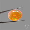 Faceted Large Ethiopian Opal Naturally Orange Gem AAA