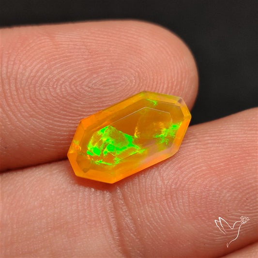 AAA Faceted Ethiopian Welo Opal