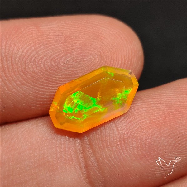 AAA Faceted Ethiopian Welo Opal