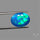 Faceted Paraiba Blue Ethiopian Opal Treated AAA