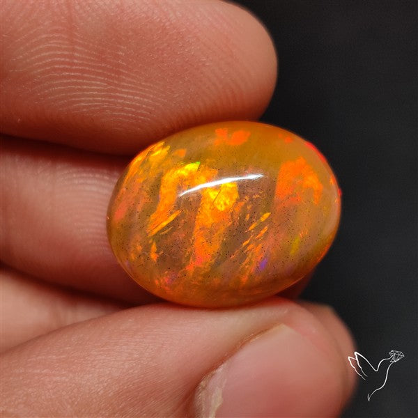 Natural Dark AAA Ethiopian Opal Cabochon