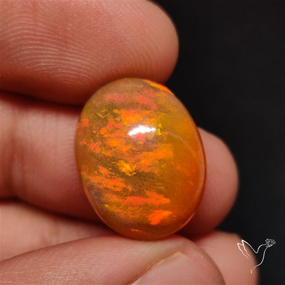 Natural Dark AAA Ethiopian Opal Cabochon