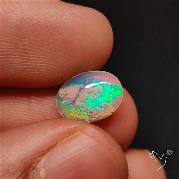 AAA Ethiopian Galaxy Opal Cabochon