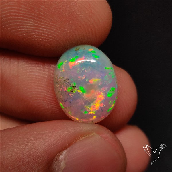 AAA Ethiopian Galaxy Opal Cabochon