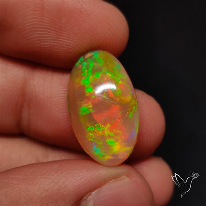 Natural Dark AAA Ethiopian Opal Cabochon
