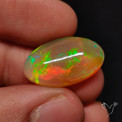 Natural Dark AAA Ethiopian Opal Cabochon