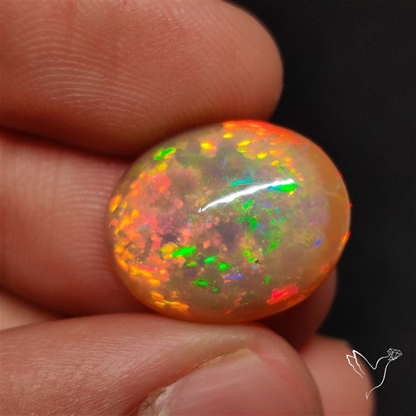 Natural Dark AAA Ethiopian Opal Cabochon