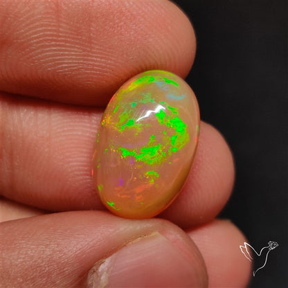 Natural Dark AAA Ethiopian Opal Cabochon
