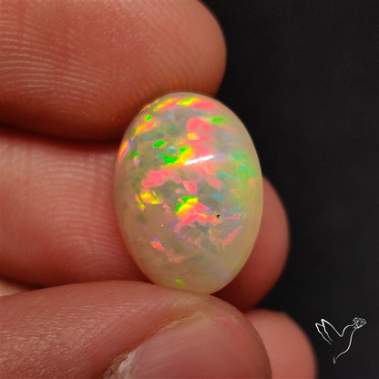 Pin Dot Fire Ethiopian Welo Opal Cabochon AAA