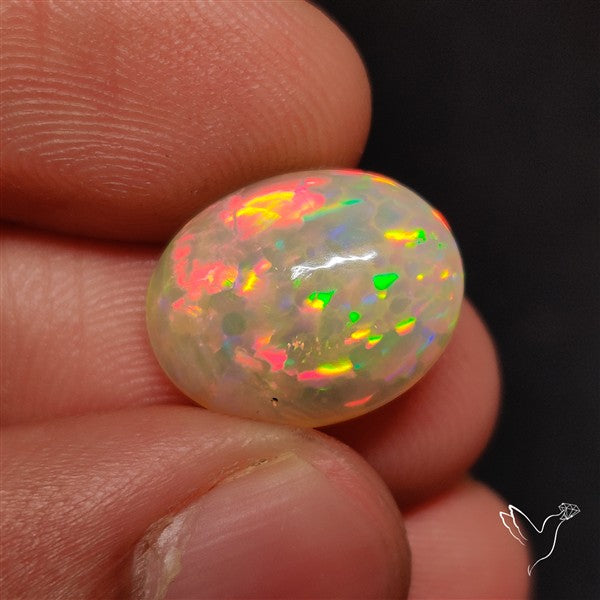 Pin Dot Fire Ethiopian Welo Opal Cabochon AAA