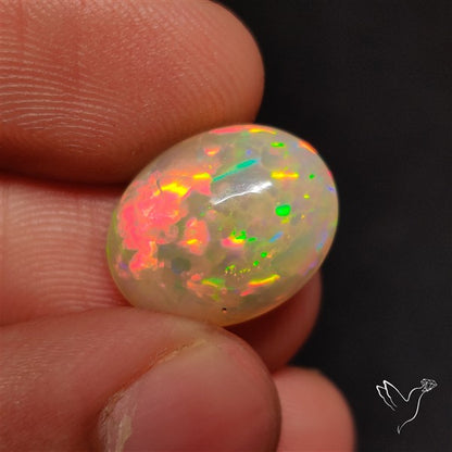Pin Dot Fire Ethiopian Welo Opal Cabochon AAA