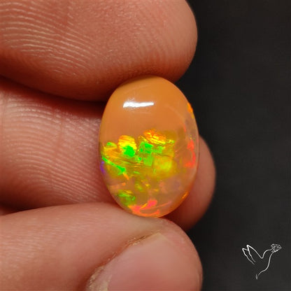 Natural Dark AAA Ethiopian Opal Cabochon