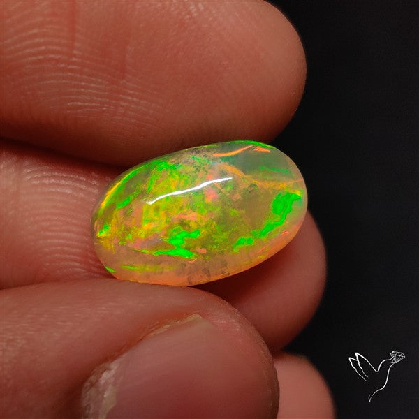 AAA Ethiopian Galaxy Opal Cabochon