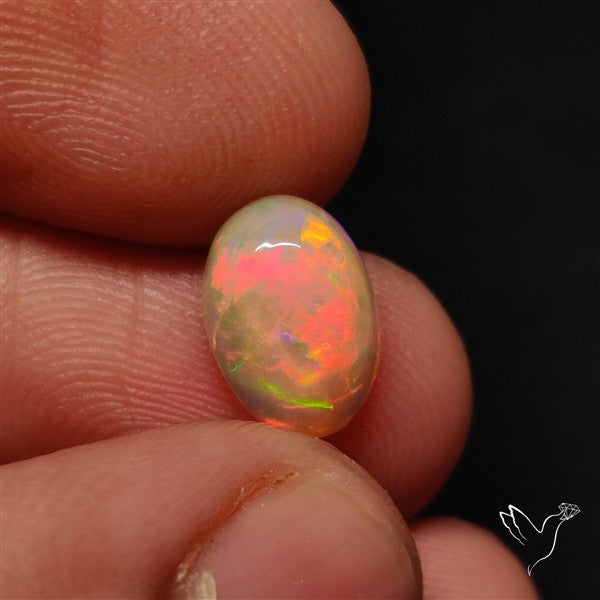 Natural Dark AAA Ethiopian Opal Cabochon