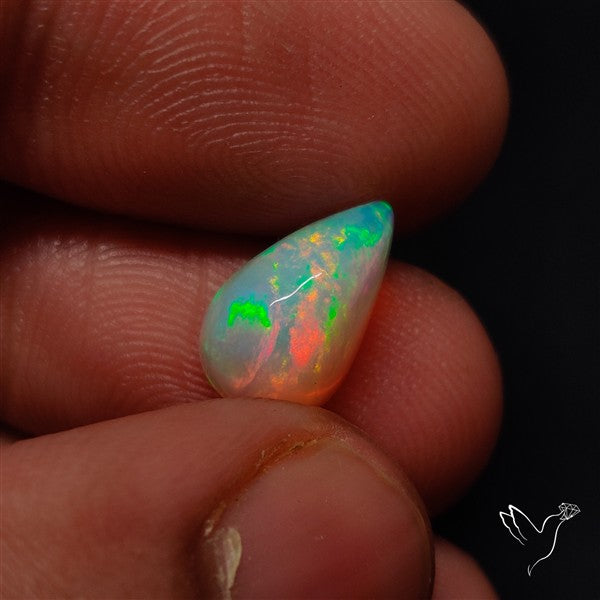 Natural Dark AAA Ethiopian Opal Cabochon