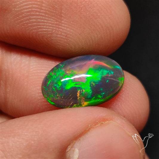 Natural Dark AAA Ethiopian Opal Cabochon