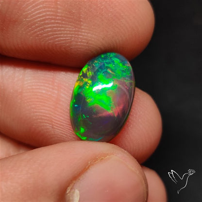 Natural Dark AAA Ethiopian Opal Cabochon