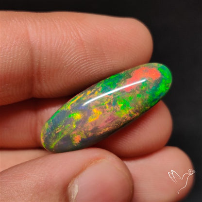 Natural Dark AAA Ethiopian Opal Cabochon