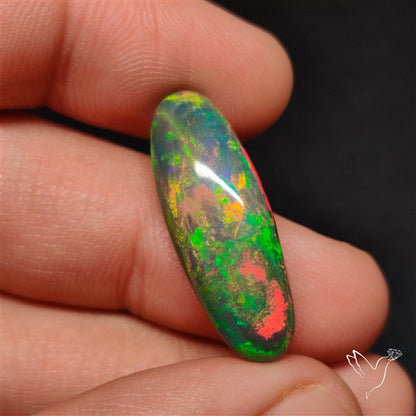 Natural Dark AAA Ethiopian Opal Cabochon