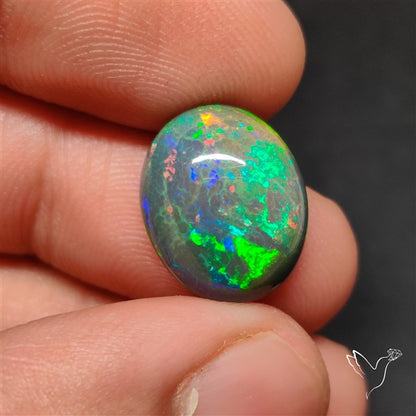 Natural Dark AAA Ethiopian Opal Cabochon