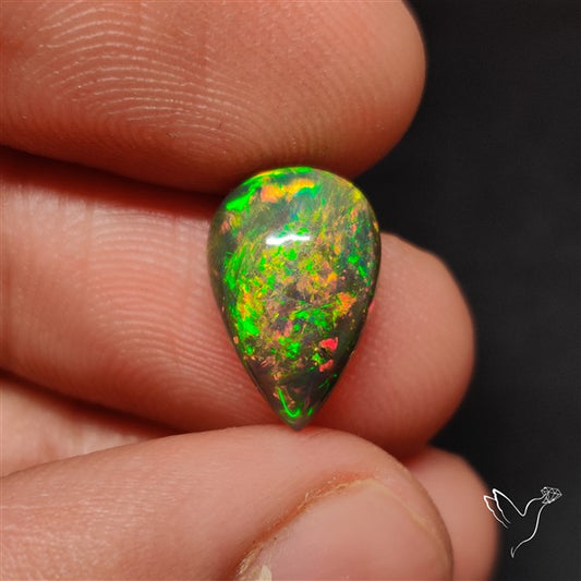 Natural Dark AAA Ethiopian Opal Cabochon
