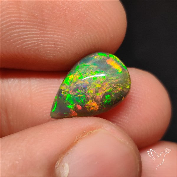Natural Dark AAA Ethiopian Opal Cabochon