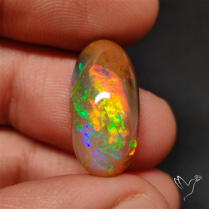 Natural Dark AAA Ethiopian Opal Cabochon