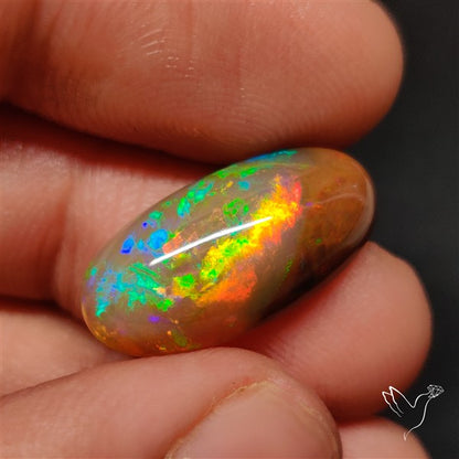 Natural Dark AAA Ethiopian Opal Cabochon