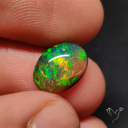Natural Dark AAA Ethiopian Opal Cabochon