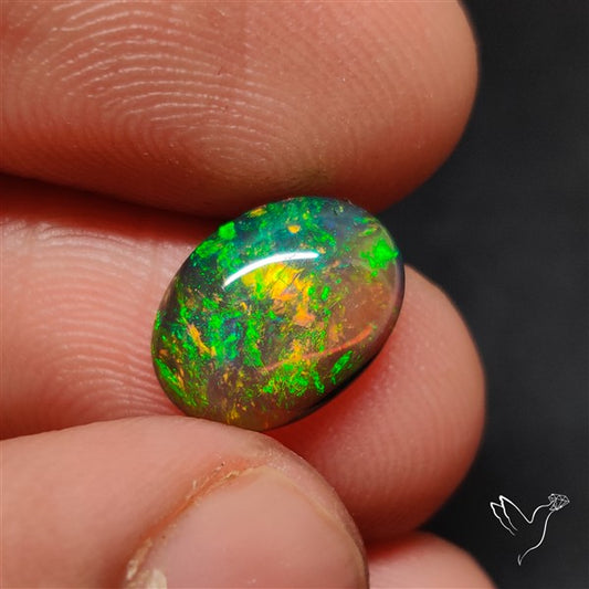 Natural Dark AAA Ethiopian Opal Cabochon