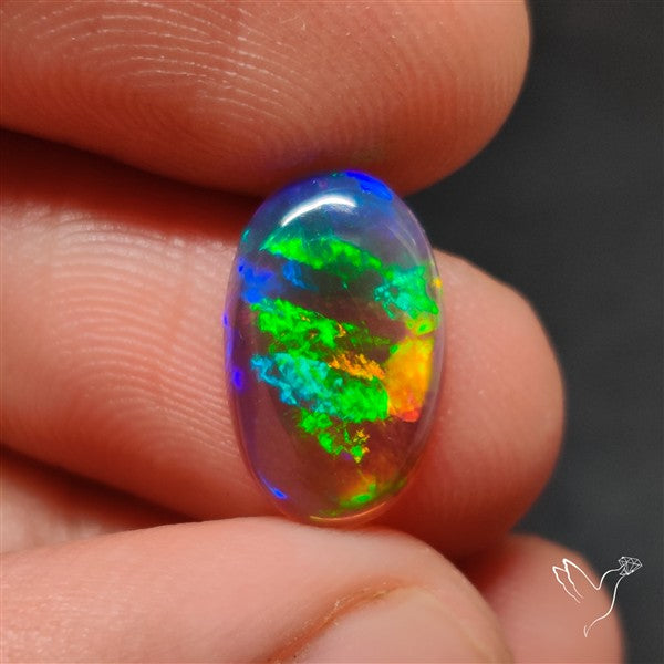 Natural Dark AAA Ethiopian Opal Cabochon