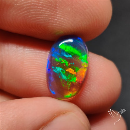 Natural Dark AAA Ethiopian Opal Cabochon