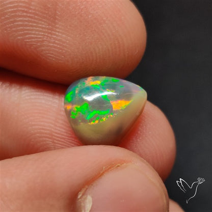 Natural Dark AAA Ethiopian Opal Cabochon