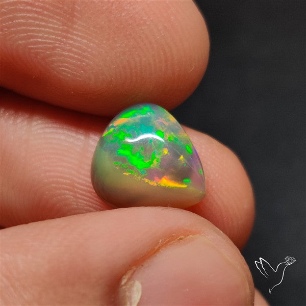 Natural Dark AAA Ethiopian Opal Cabochon