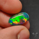 Natural Dark AAA Ethiopian Opal Cabochon