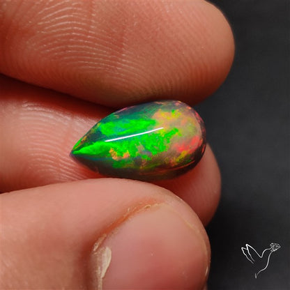 Natural Dark AAA Ethiopian Opal Cabochon