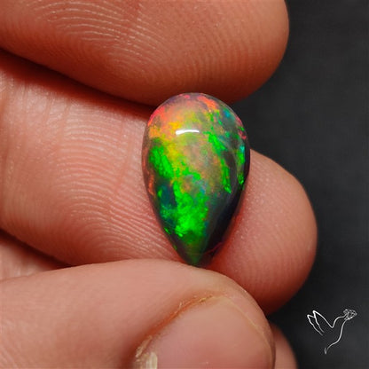 Natural Dark AAA Ethiopian Opal Cabochon