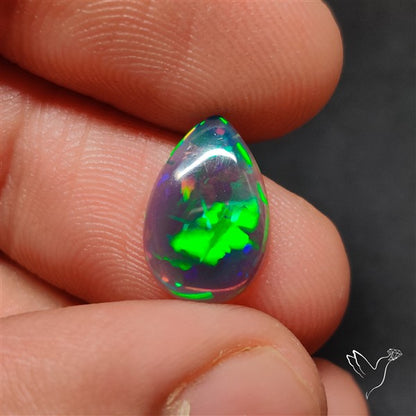 Natural Dark AAA Ethiopian Opal Cabochon