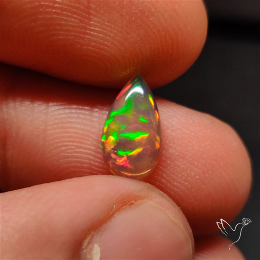 Natural Dark AAA Ethiopian Opal Cabochon