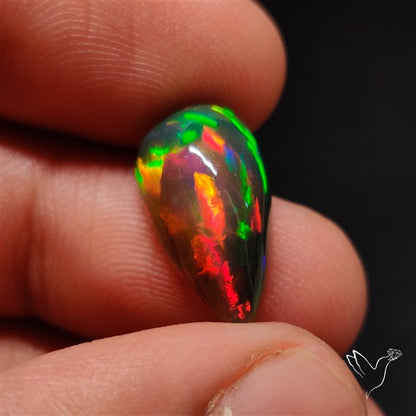 Natural Dark AAA Ethiopian Opal Cabochon