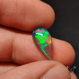Natural Dark AAA Ethiopian Black Opal Cabochon