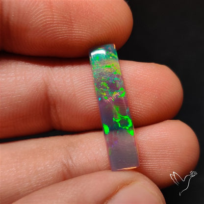 Natural Dark AAA Ethiopian Black Opal Cabochon