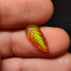 Natural Dark AAA Ethiopian Black Opal Cabochon