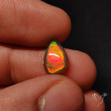 Natural Dark AAA Ethiopian Black Opal Cabochon