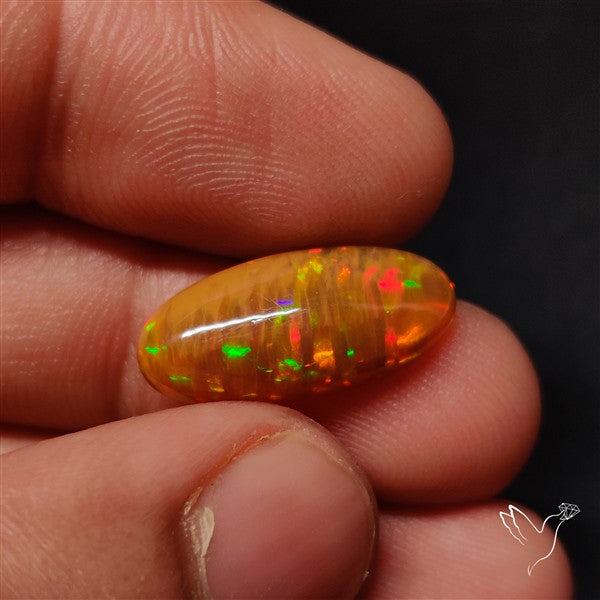 Natural Dark AAA Ethiopian Opal Cabochon