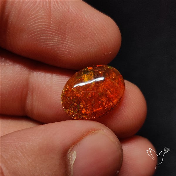 Natural Dark AAA Ethiopian Opal Cabochon