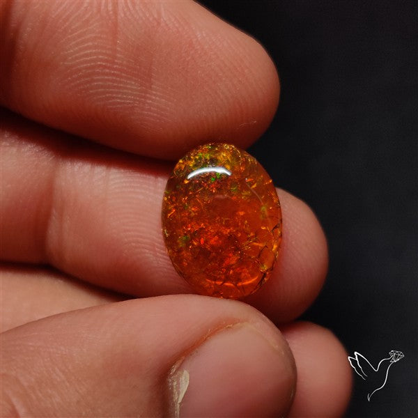 Natural Dark AAA Ethiopian Opal Cabochon