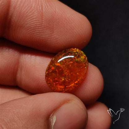 Natural Dark AAA Ethiopian Opal Cabochon
